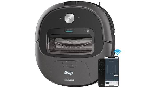 O WAP Robot WCONNECT é uma opção interessante para quem deseja um robô aspirador compatível com assistentes virtuais por um valor intermediário