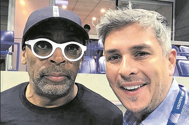 Spike Lee e Ivan Moré (Foto: Arquivo pessoal)