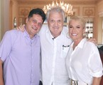 Pedro Bial reúne Xuxa e ator de 'Amor, estranho amor' | Divulgação