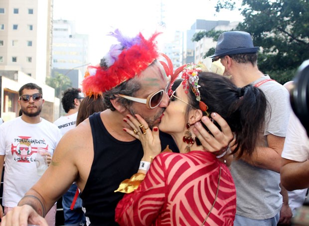 Alexandre Nero e mulher, Karen Brusttolin (Foto: Thiago Duran / Agnews)