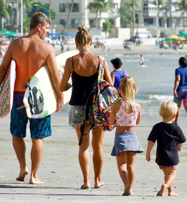 Família mora em Guarujá, litoral paulista (Foto: Daniel Grubba)