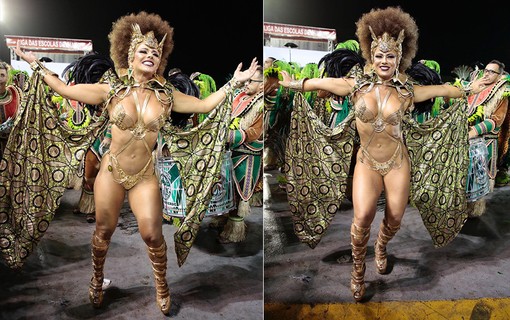 Viviane Araújo, Rainha de Bateria da Mancha Verde