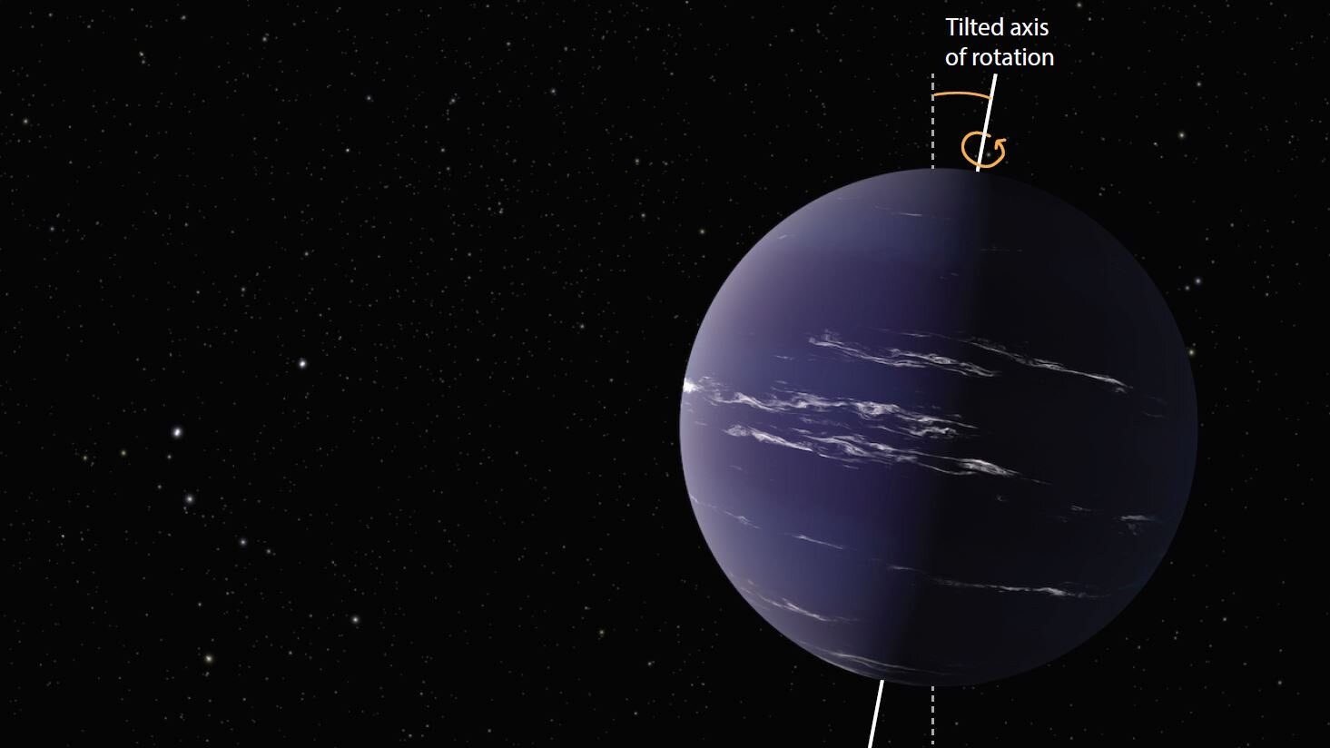 Planetas com eixo inclinado, como a Terra, são mais capazes de abrigarem vida complexa, segundo estudo (Foto: Goldschmidt Conference)