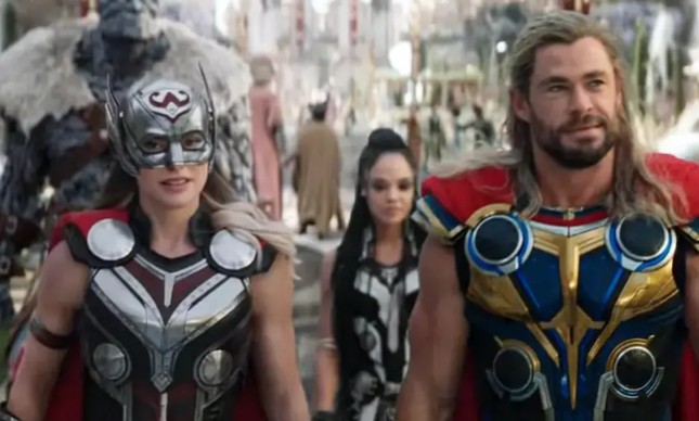 Cena de 'Thor: Amor e Trovão'