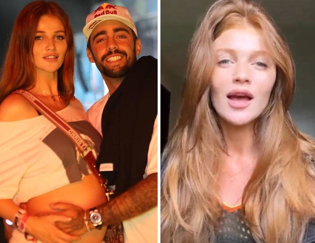 Cintia Dicker e Pedro Scooby; modelo está grávida de uma menina (Foto: Reprodução/Instagram)