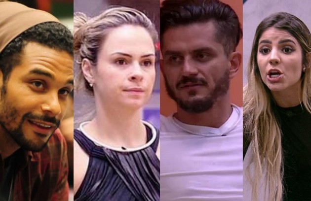 Desde a estreia, quatro participantes foram expulsos: Daniel ('BBB' 12), Ana Paula ('BBB' 16), Marcos ('BBB' 17) e Hariany ('BBB 19') . O primeiro foi acusado de abusar sexualmente de Monique Amim. O restante saiu após agressões a outros participantes (Foto: Reprodução)