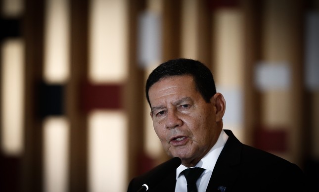 O vice-presidente Hamilton Mourão