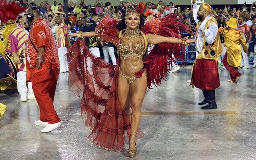 Viviane Araujo, rainha de bateria do Acadêmicos do Salgueiro