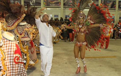 Diogo Nogueira e a mulher, Milena Nogueira