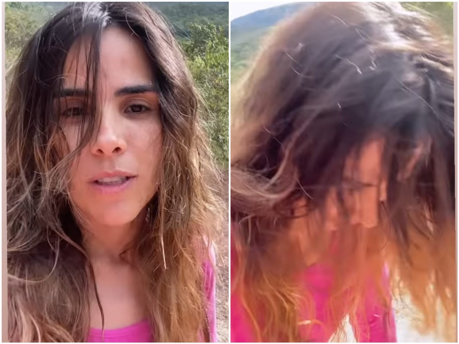 Wanessa Camargo afirma ter ficado descabelada em volta de trilha na região da Chapada dos Veadeiros (Foto: Reprodução/Instagram)