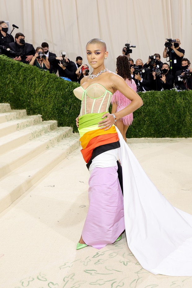 NEW YORK, NEW YORK - SEPTEMBER 13: Jordan Alexander attends The 2021 Met Gala Celebrating In America: A Lexicon Of Fashion at Metropolitan Museum of Art on September 13, 2021 in New York City. (Photo by Mike Coppola/Getty Images) (Foto: Getty Images)