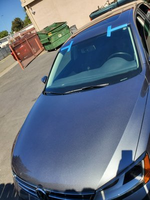 Photo of Absolute Auto Glass - Sacramento, CA, US. 2018 Volkswagen Jetta Windshield done in 1 hour.