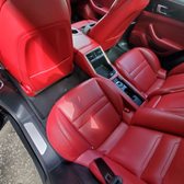 Interior Detail includes shampoo, brushing, compressed air blowout of all carpets, mats, seats, panels, headliner, trunk. Seats conditioned