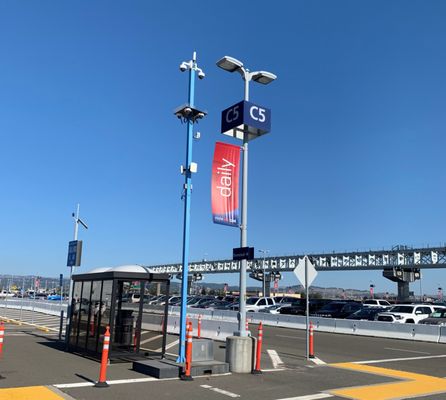 Photo of San Francisco Bay Oakland International Airport Parking Lot - Oakland, CA, US.