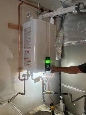 Photo of Aaa Affordable Plumbing &trenchless sewer  - Fremont, CA, US. navien tankless water heater