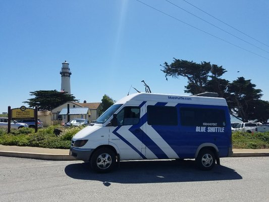 Photo of Blue Shuttle Airporter - San Francisco, CA, US. Blue @ Pigeon Point Light House, HWY 1