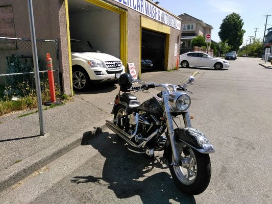 Photo of Fraser Car Wash & Auto Detail - Vancouver, BC, CA. Yes we detail and wax bikes!!