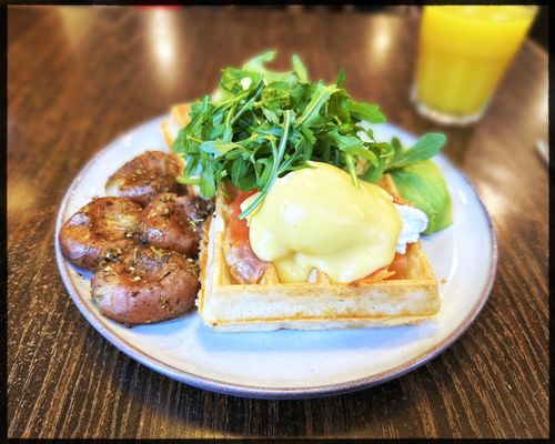 Photo of Le Petit Belge - Vancouver, BC, CA. Salmon Benny