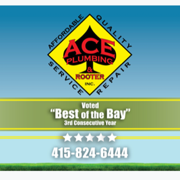 Photo of Ace Plumbing & Rooter - San Francisco, CA, United States. Best of the bay award, consecutively