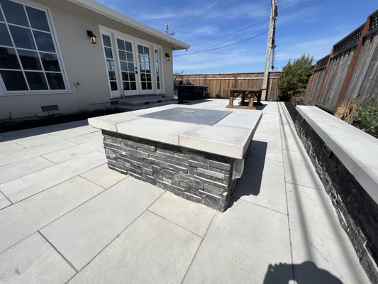 Photo of RB landscaping - Redwood City, CA, US. Outdoor Fire pit