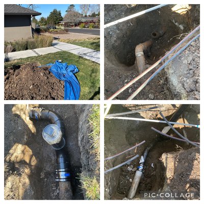 Photo of Handy Rooter & Plumbing - San Jose, CA, US. Trenchless main sewer line replacement to property line.