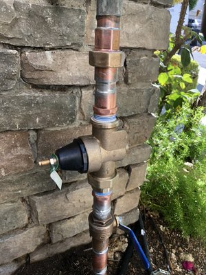 Photo of Affordable Plumbing Services - Los Gatos, CA, US. A new pressure reducing valve installation