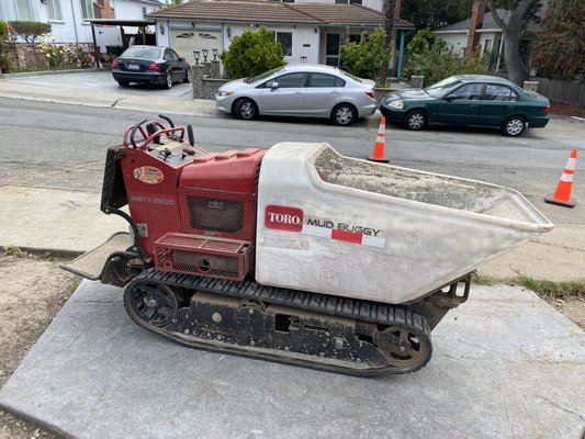 Photo of Aldo Demolition & Excavation - San Francisco, CA, US. Concrete Buggy!! 1Ton Dirt or Concrete!!!