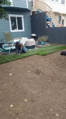 Photo of GoGarden - Daly City, CA, US. Sod installation