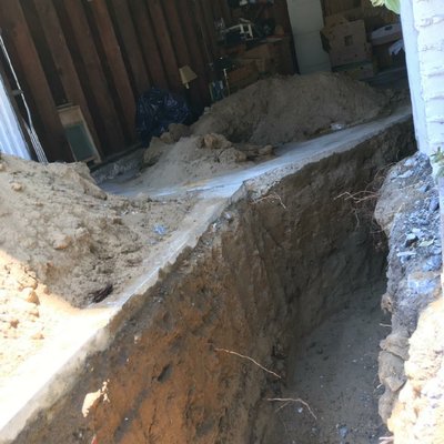 Photo of BlockBusters Concrete - San Francisco, CA, US. Trenching 3 feet