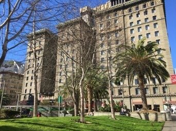 Photo of Union Square Garage - San Francisco, CA, US. Garage adjacent to the Westin St Francis (here) & anchor stores Saks, Macy's and Neiman Marcus