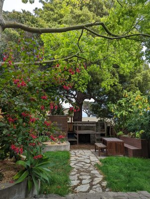 Lawn Install with Stepping Stones