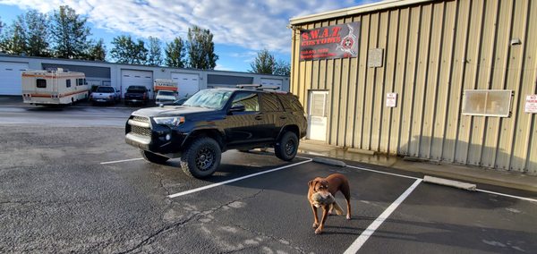 Photo of SWAT Customs - Fremont, CA, US. 5th Gen 3" coil over lift on 285s