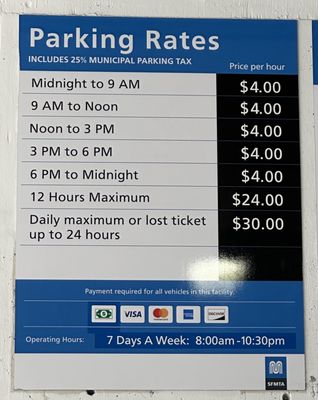 Photo of Hoff Street Garage - San Francisco, CA, US. 2023 rates. No attendant. License plate # needed to pay.