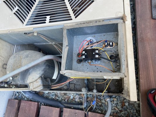 Photo of WAVE Appliance & HVAC Repair - Walnut Creek, CA, US. AC compressor starter kit replacement / installation