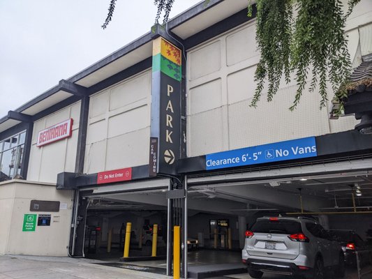 Photo of Japan Center Garage - San Francisco, CA, US. Right under BENIHANA