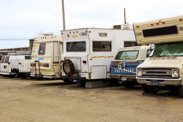 Photo of Alameda Point Storage - Alameda, CA, US. Vehicle parking lot for cars, RV's, trailers, boats, etc.