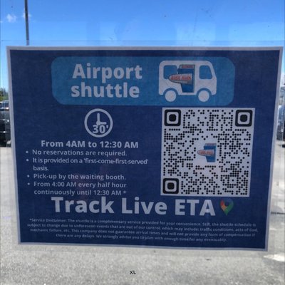 Photo of Burlingame Airport Parking - Burlingame, CA, US. Once when I used this lot, the live tracking was frozen. It's a nice feature when it works.