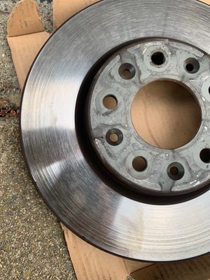 Photo of Golden Auto Muffler & Brake Service - Daly City, CA, US. Bad quality rotor