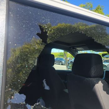 Smashed window