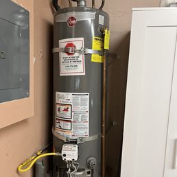 Photo of Quality Water Heater Service - Santa Clara, CA, United States. Before - old water heater