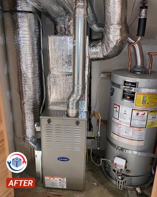 Photo of NEXT HVAC & Appliance Repair - San Francisco, CA, US. System installation/replacement with 80% efficiency furnace