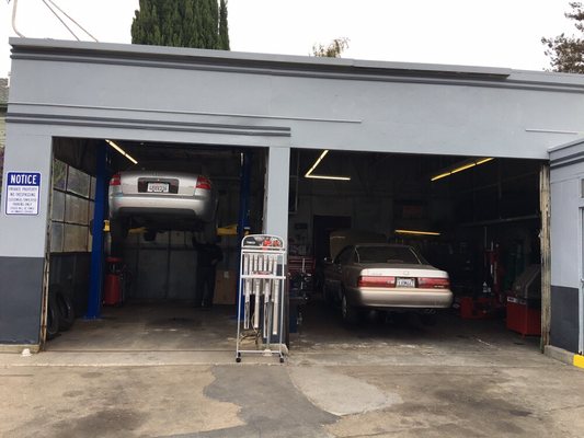 Photo of 1701 Auto Care - Alameda, CA, US. The main 2 service bays