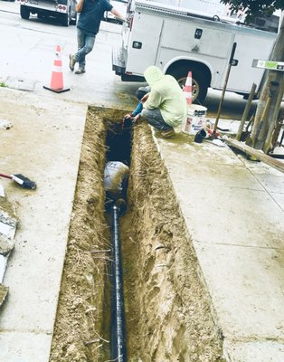 Photo of Hydroflow - San Francisco, CA, US. Sewer lateral replacement