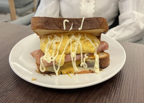 Photo of Bread x Butter Cafe - Vancouver, BC, CA. ham egg sandiwch