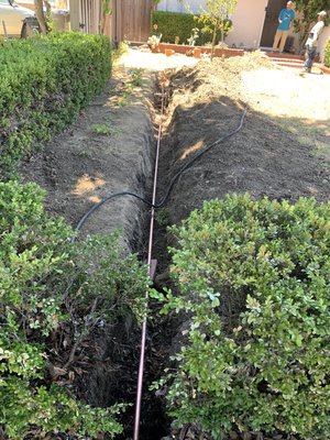Photo of Drain Rooter Service - San Jose, CA, US. Water line replacement to coppers pipes!