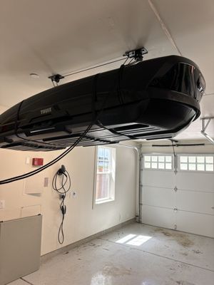 Photo of Handyman Heroes - San Francisco, CA, US. The installation of our Thule rack in the garage