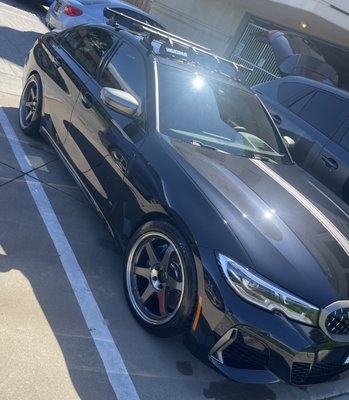 Photo of Wow Auto Detailer - San Francisco, CA, US. BMW with paint correction package a ceramic wax.