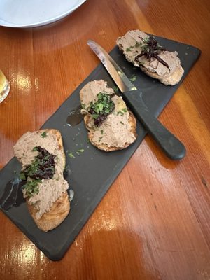 Photo of Tavola - Vancouver, BC, CA. Chicken pate crostini