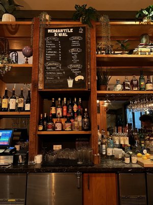 Photo of Mercantile Social and Terrace - Napa, CA, US. the bar area