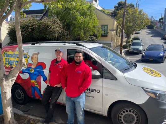Photo of Handyman Heroes - San Francisco, CA, US. Check out our Heroes! Larry and Jr.